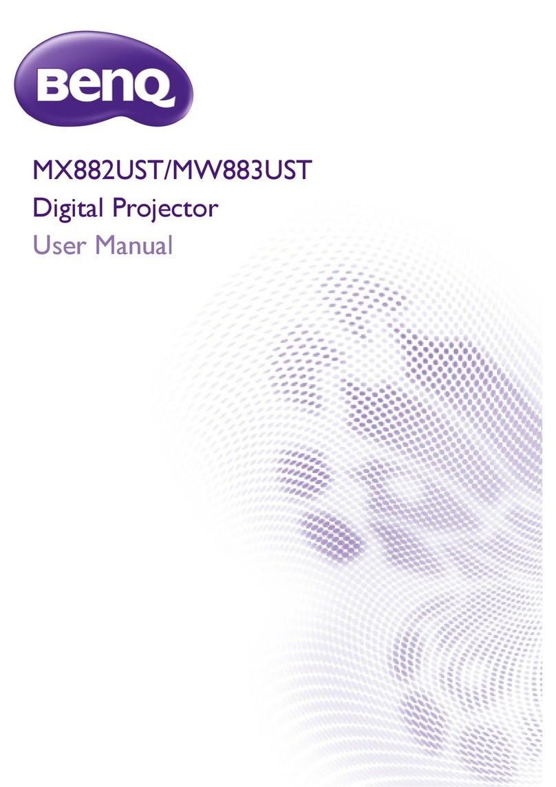 BenQ MX882UST User manual