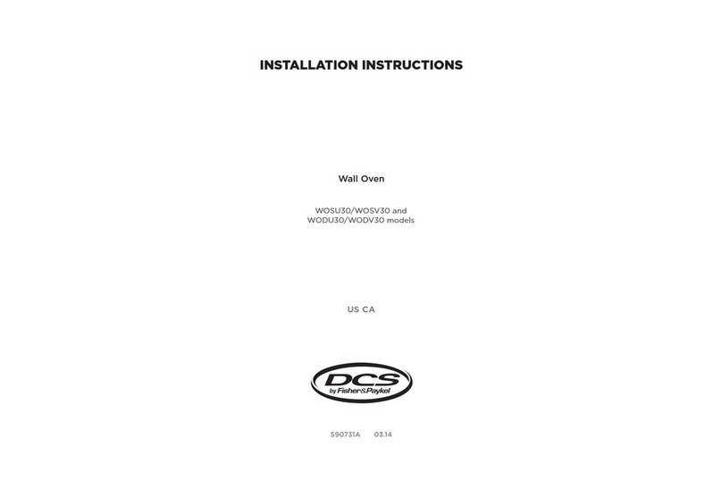 DCS WOSU-30 User manual