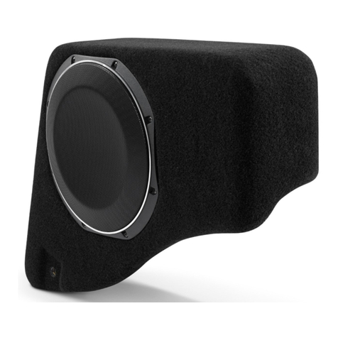 JL Audio Stealthbox SB-J-WRUP/10TW1 User manual