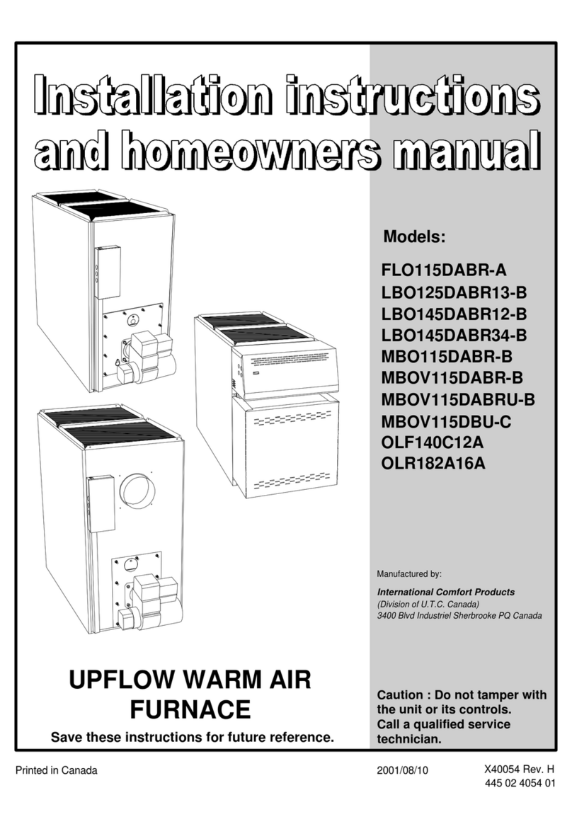 ICP FLO115DABR-A Installation Instructions and Use & Care Guide