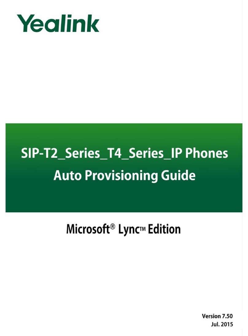 Yealink SIP-T2 Series User manual