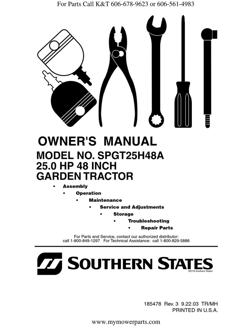 Southern States SPGT25H48A owner's manual