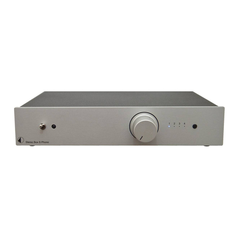 Pro-Ject Audio Systems Stereo Box S Phono User manual Pro-Ject Audio Systems Stereo Box S Phono User manual