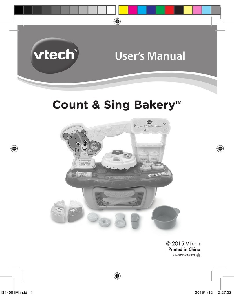 V-tech Count & Sing Bakery User manual