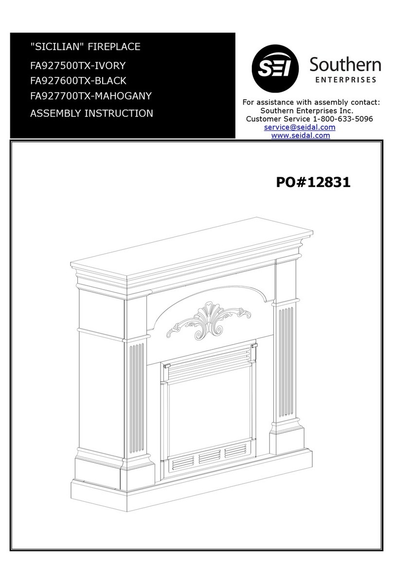 Southern Enterprises FA927500TX Assembly instruction