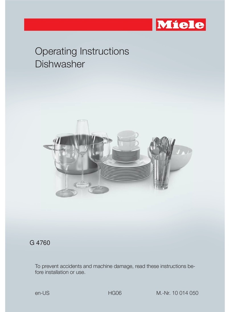 Miele G 4760 SCVi User manual Miele G 4760 SCVi User manual