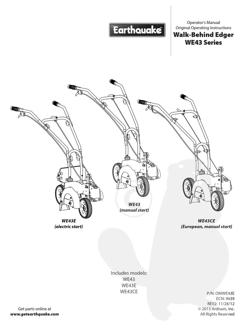EarthQuake WE43E Operator's manual