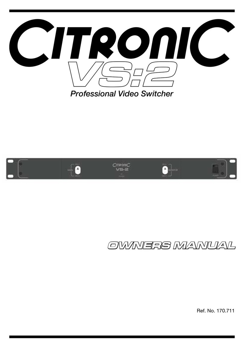 Citronic VS:2 owner's manual
