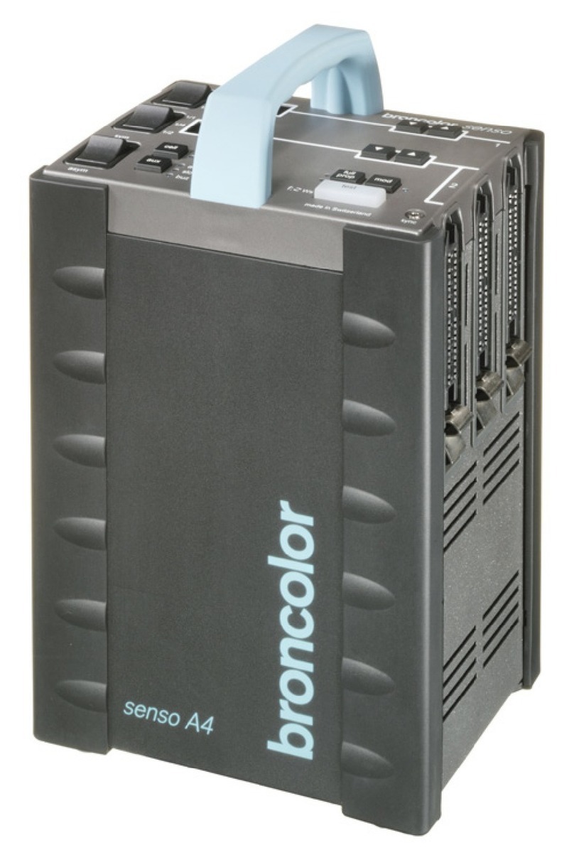 Broncolor SENSO A2 operating instructions