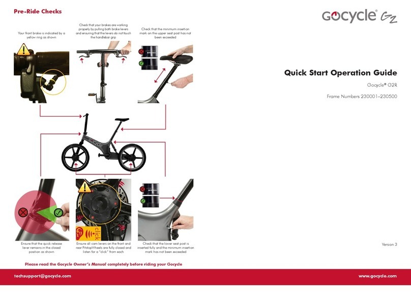 Gocycle G2R User manual Gocycle G2R User manual