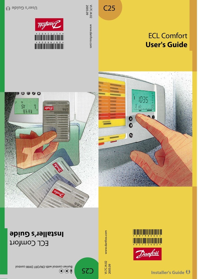 Danfoss ECL Comfort C25 user guide