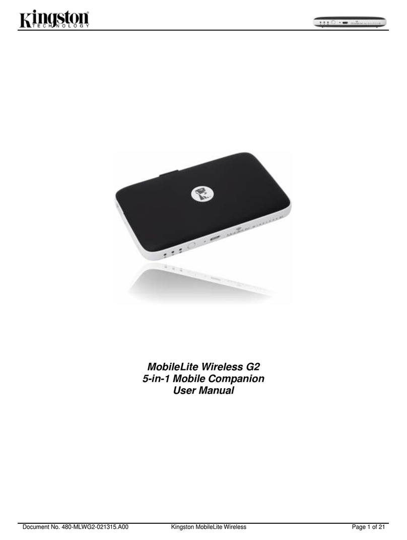 Kingston Technology MobileLite Wireless User manual