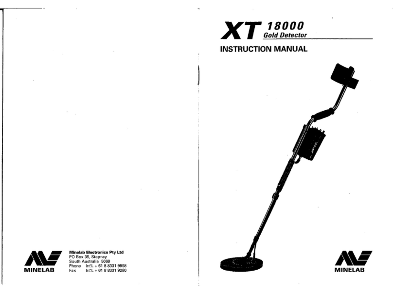 Minelab XT 18000 instruction manual