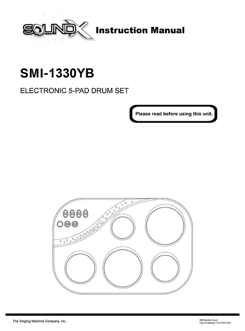 The Singing Machine SoundX SMI-1330YB instruction manual