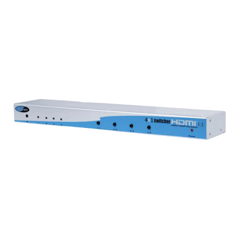 Gefen HDMI 1.3 4x1 Switcher User manual