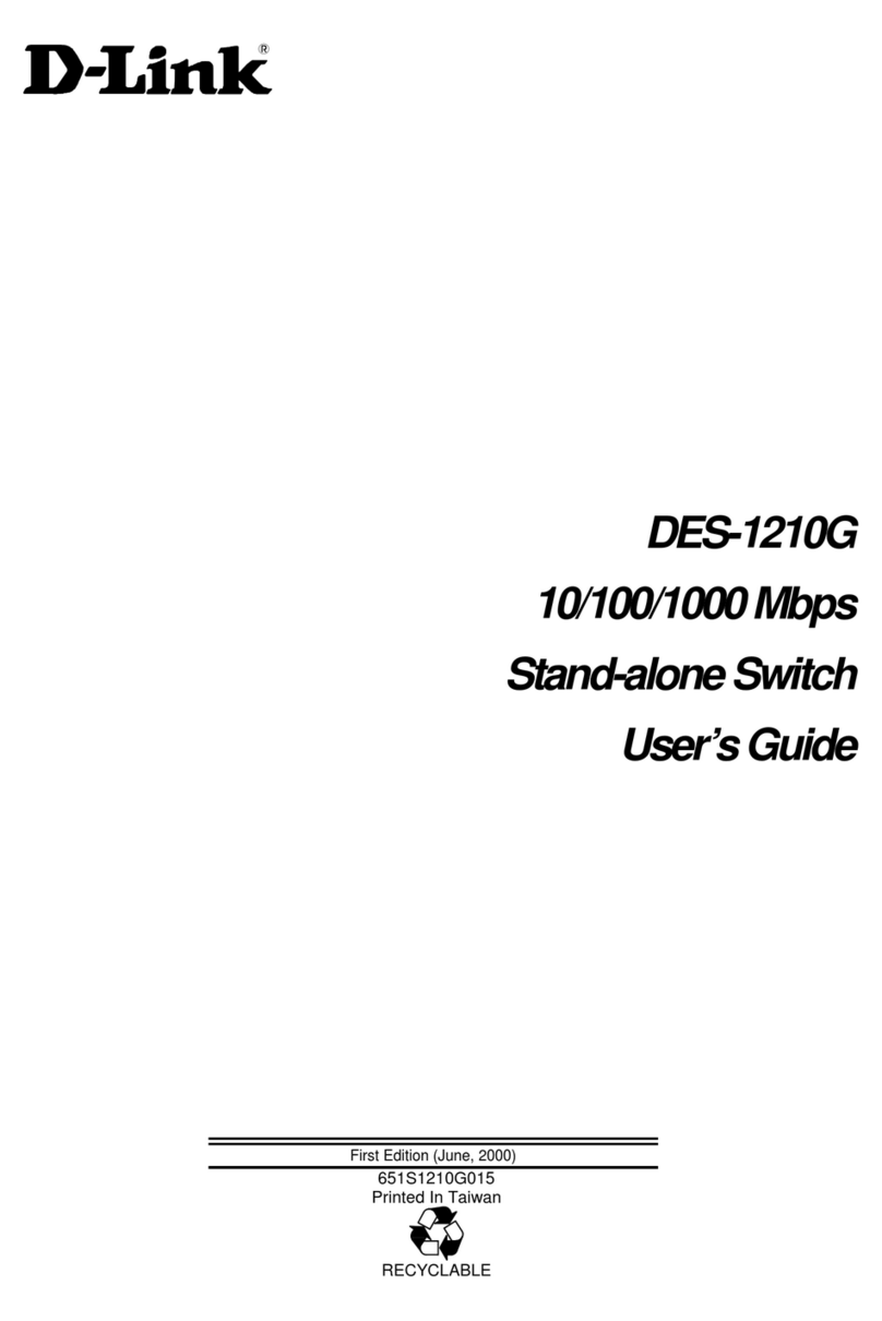 D-Link DES-1210G User manual