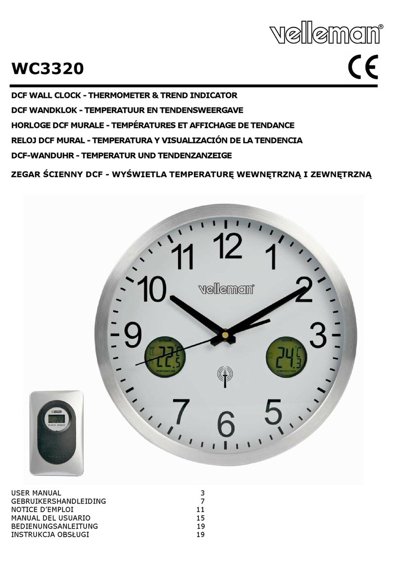 Velleman WC3320 user manual