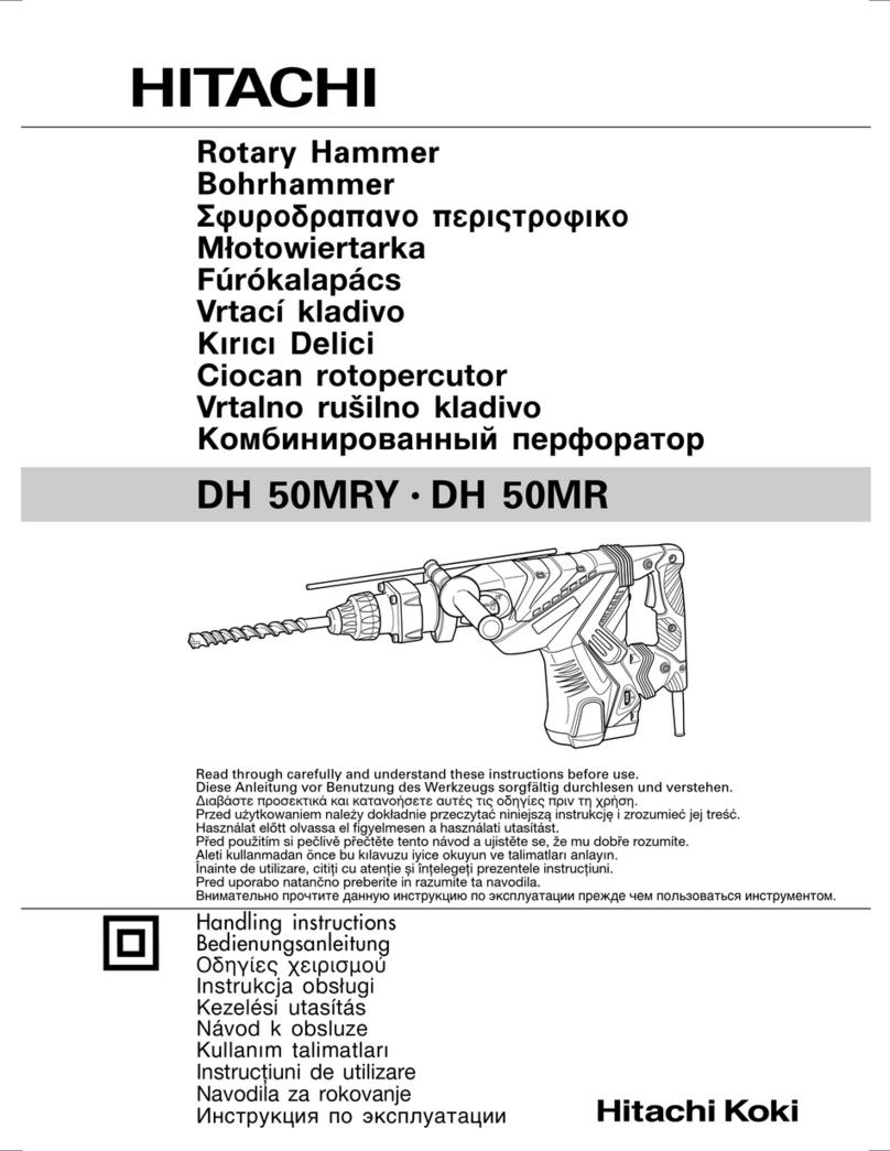 Hitachi DH 50MRY User manual