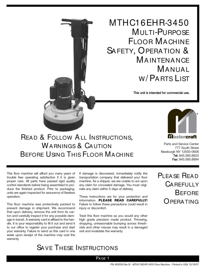 MasterCraft MTHC16EHR-3450 Guide