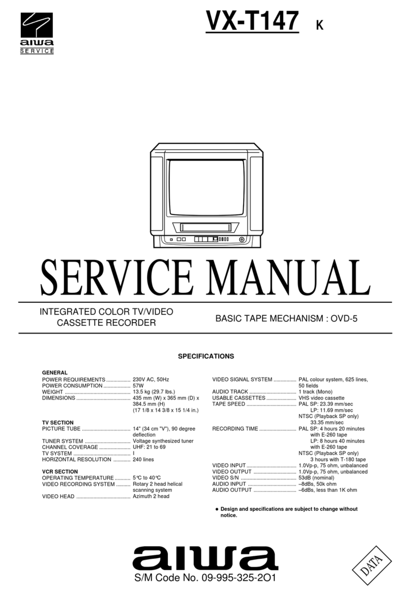 Aiwa VX-T147 User manual