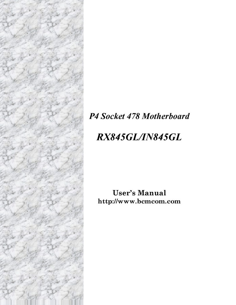 BCM RX845GL/IN845GL user manual