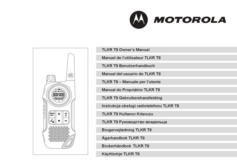 Motorola TLKR T8 User manual