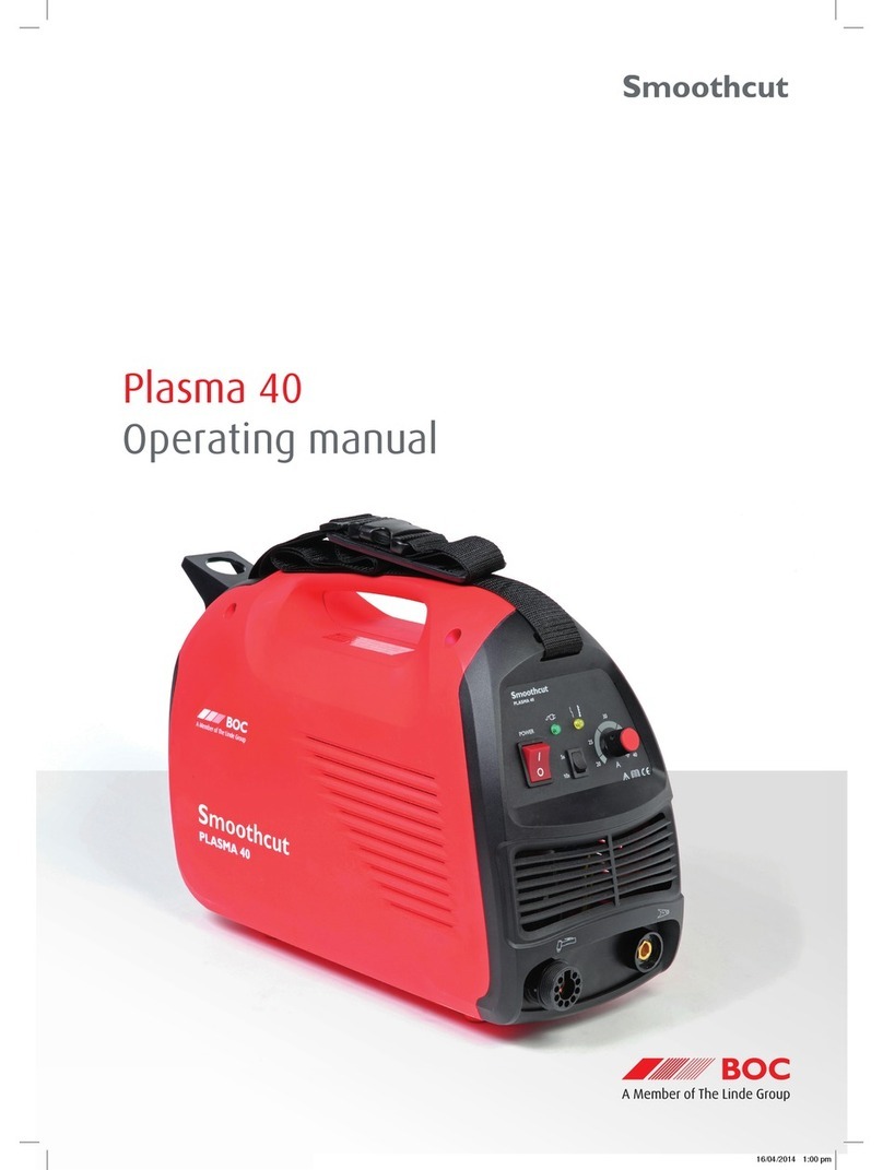 BOC Smoothcut Plasma 40 User manual