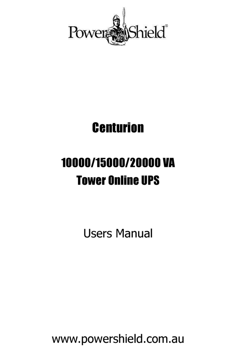 PowerShield Centurion 10000 VA user manual
