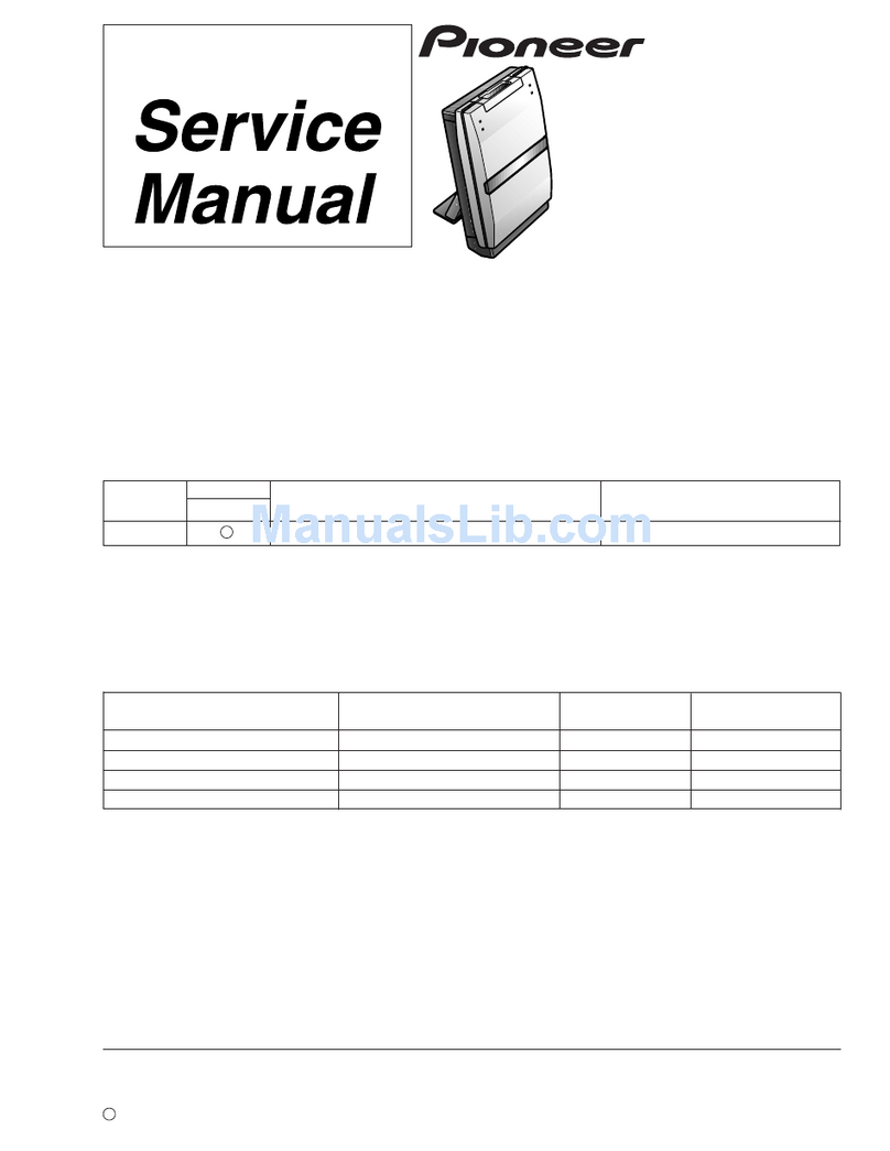 Pioneer CT-F10 User manual