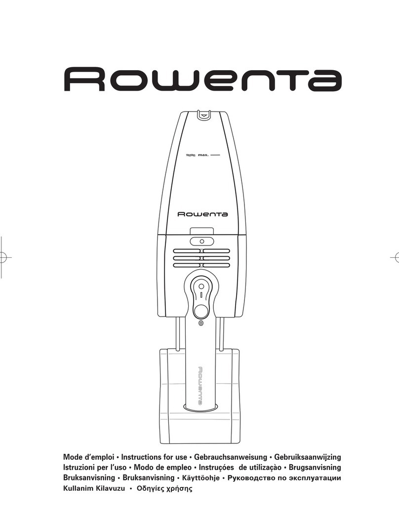 Rowenta cleanette Instructions for use