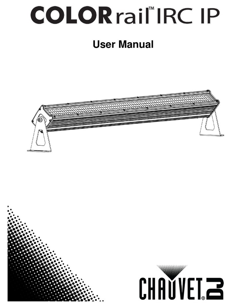 Chauvet COLORrail IRC IP user manual