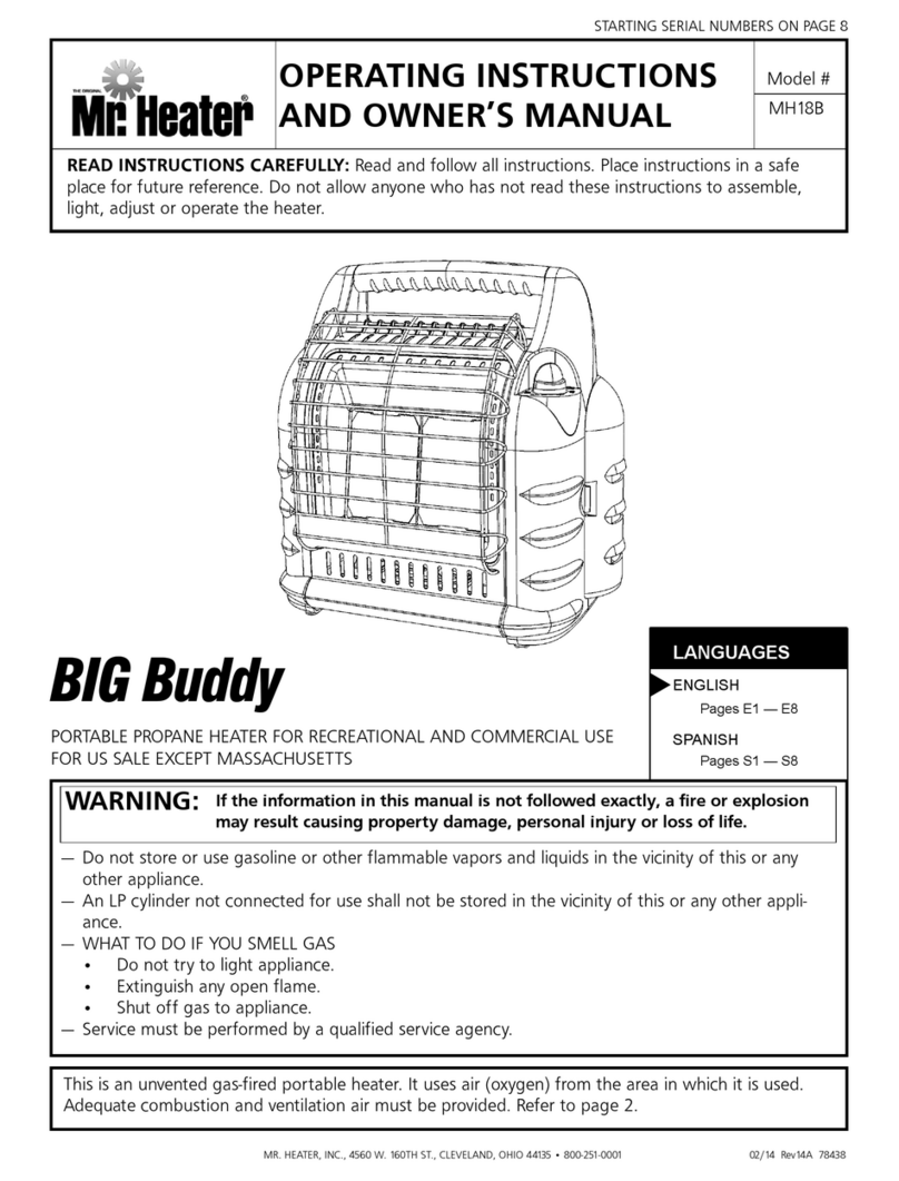 MrHeater BIG Buddy MH18B Assembly instructions