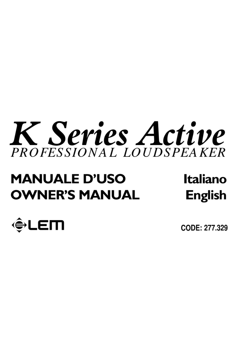 LEM K Series owner's manual