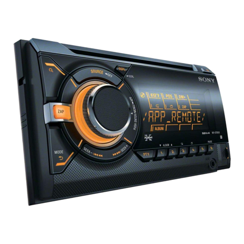 Sony WX-GT88UI operating instructions