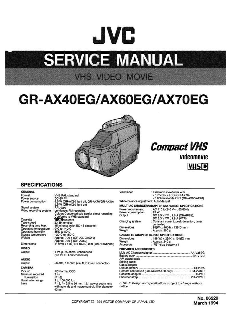 JVC GR-AX40EG User manual