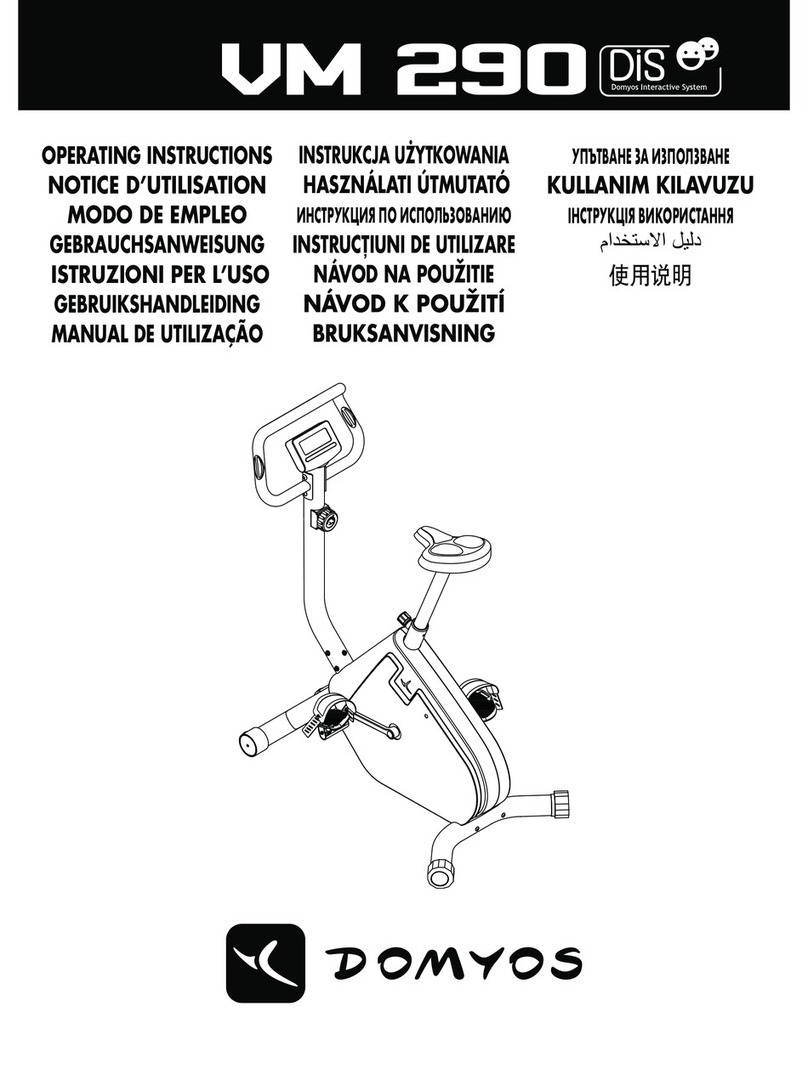 Domyos VM 290 User manual