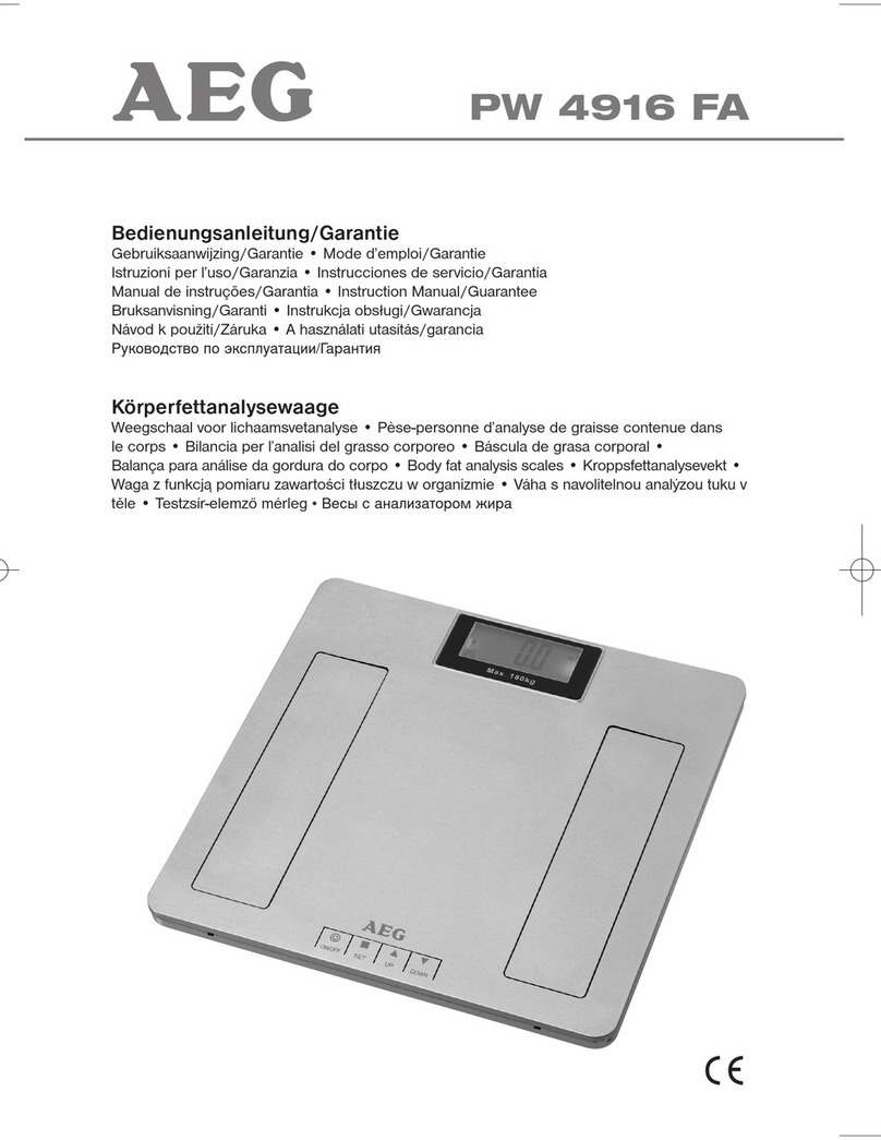 AEG PW 4916 FA instruction manual