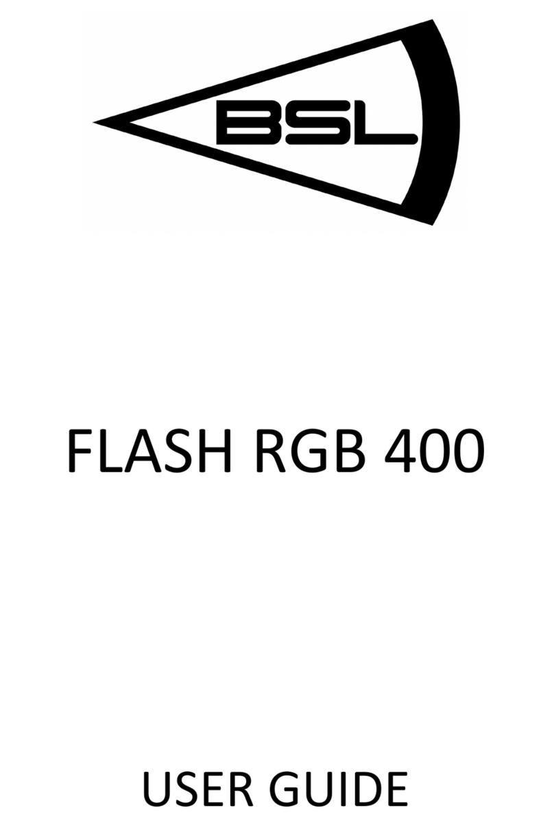 BSL FLASH RGB 400 User manual
