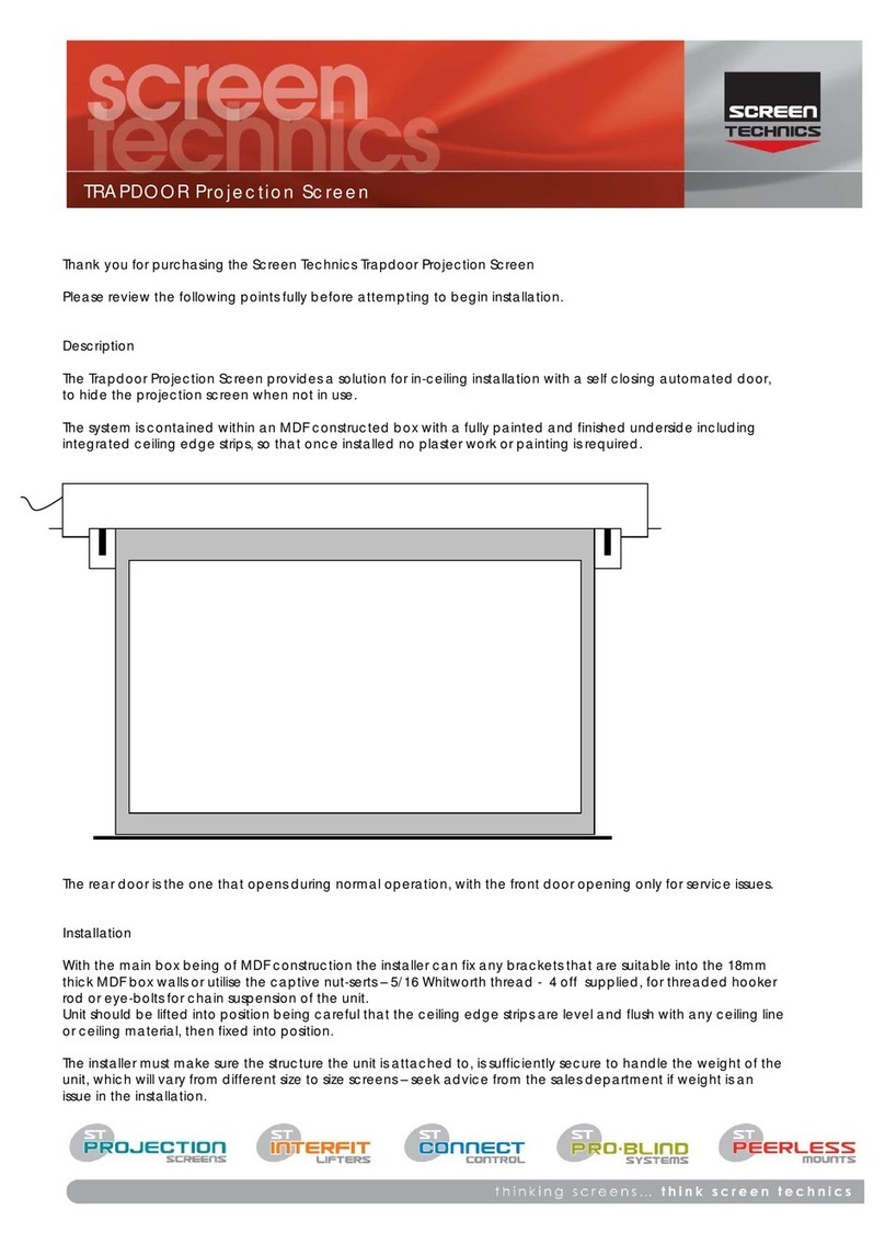 Screen Technics TRAPDOOR user manual