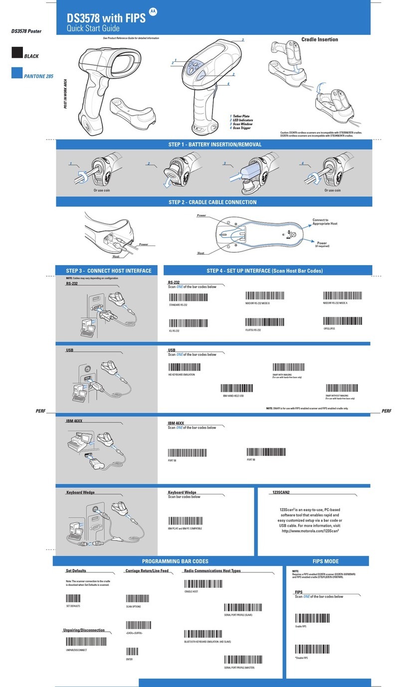 Motorola SYMBOL DS3578 User manual