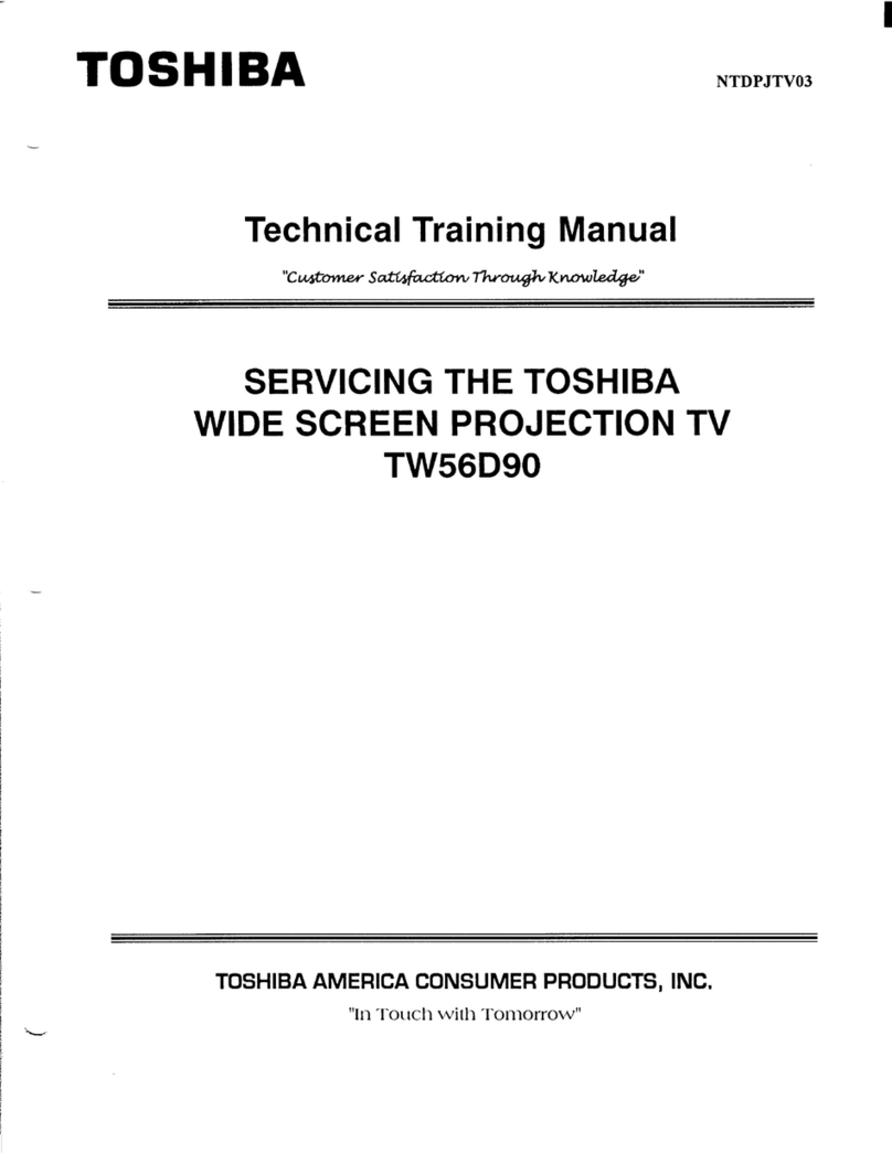 Toshiba TW56D90 Installation guide