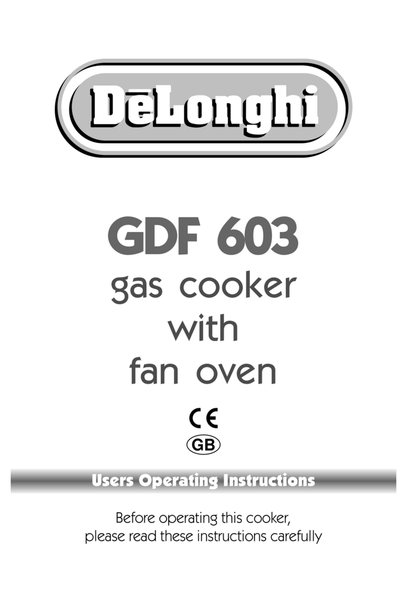 DèLonghi GDF 603 User operating instructions