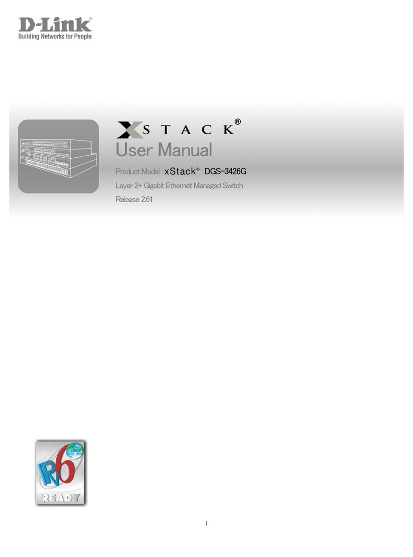 D-Link xStack DGS-3426G User manual D-Link xStack DGS-3426G User manual