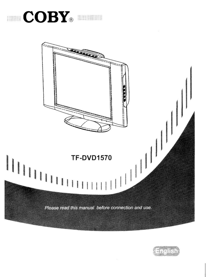 Coby TV-DVD1570 User manual
