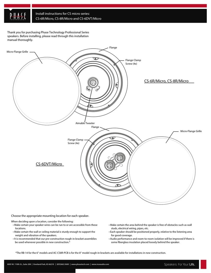 Phase CS-6R/Micro User manual
