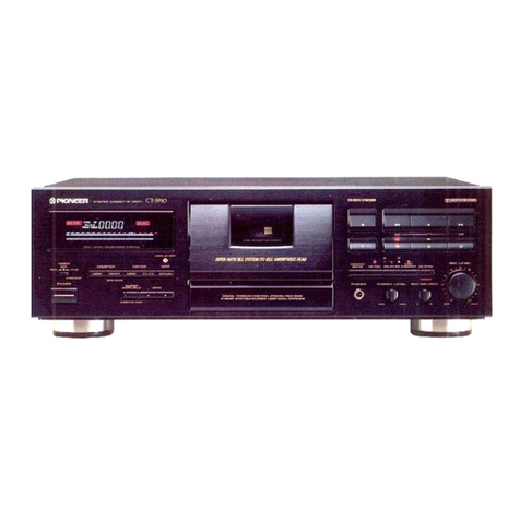 Pioneer CT-S910 operating instructions