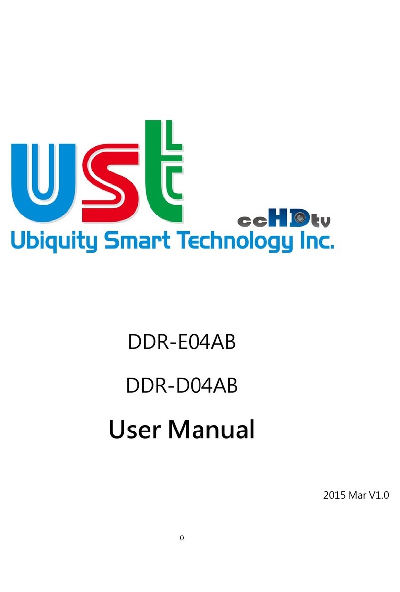 UST DDR-E04AB user manual