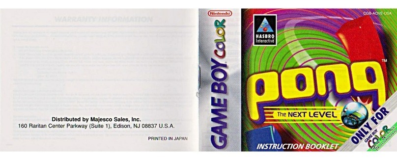 Nintendo Gameboy Instruction booklet