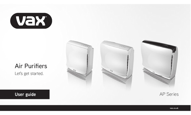 Vax AP series User manual