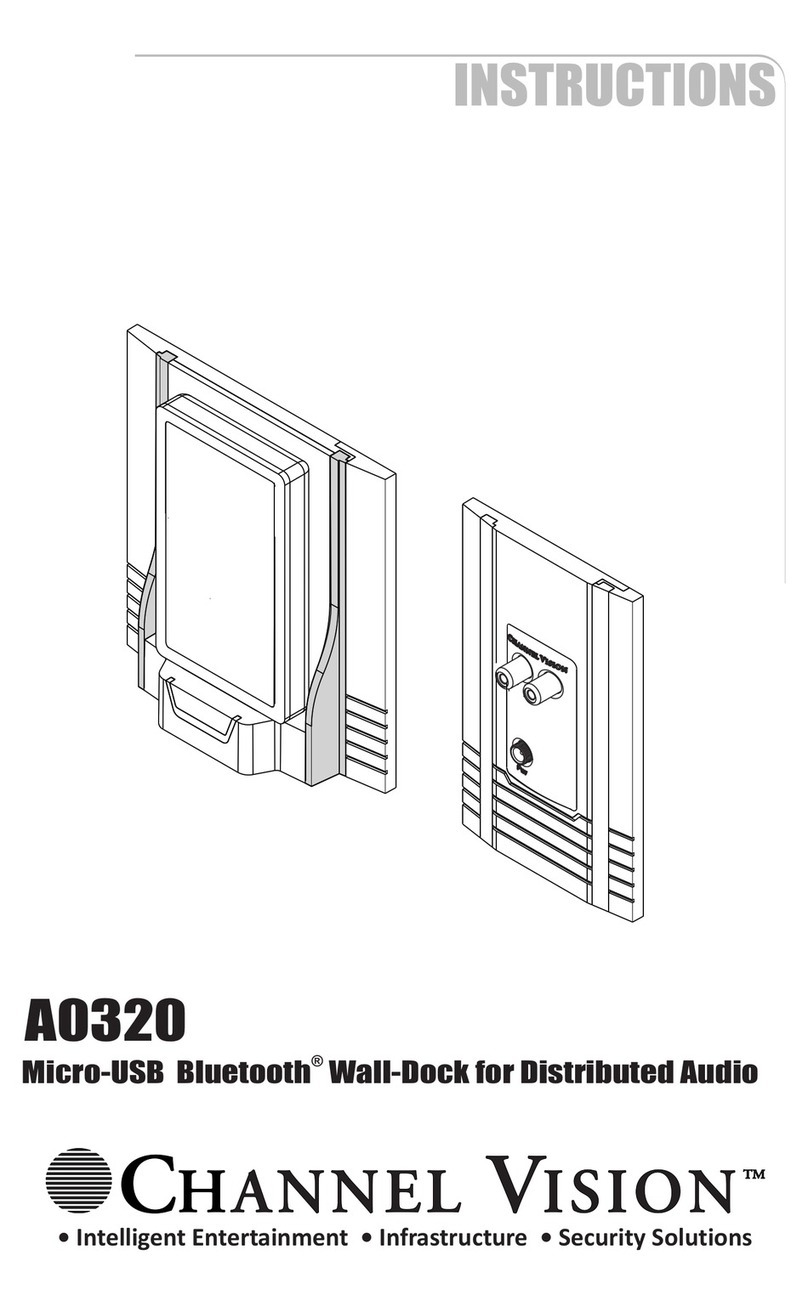 Channel Vision AO320 instruction manual